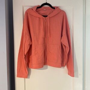 Old Navy XXL peach zip up sweatshirt